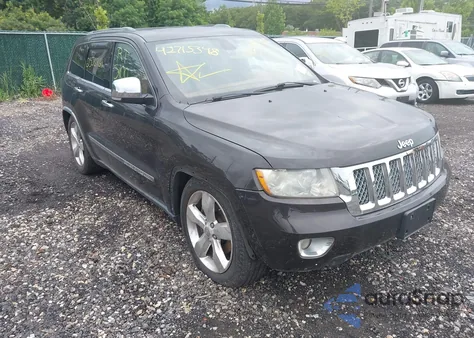 2012 Jeep Grand Cherokee Overland из США, поврежденный, VIN 1C4RJFCTXCC203820